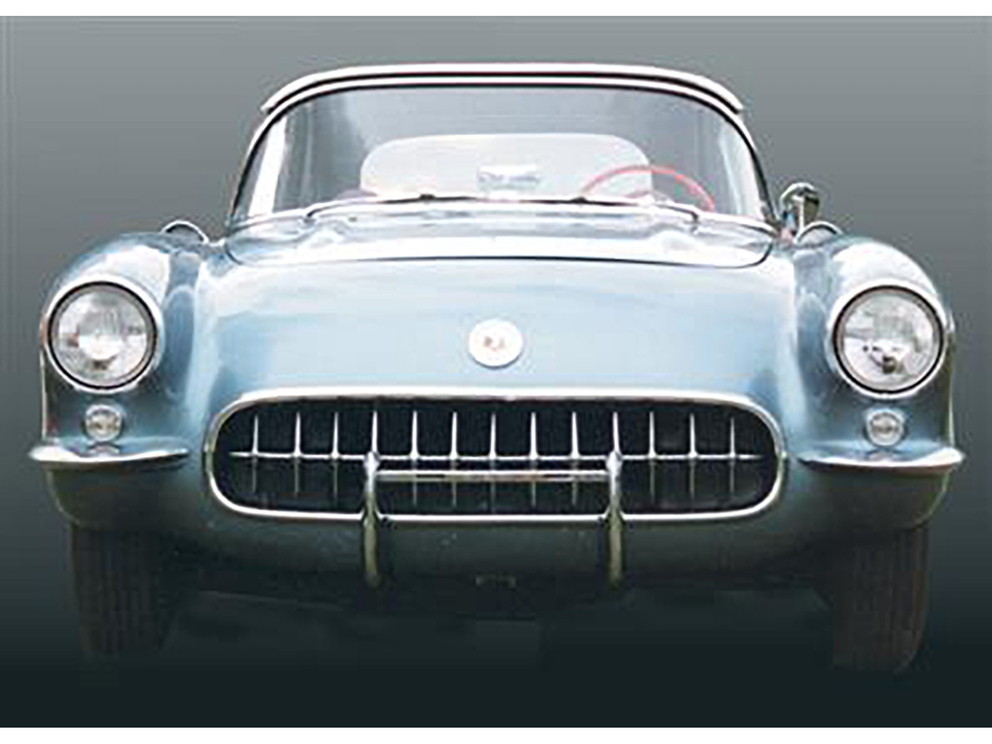 53-57 Complete Grille Assembly - Stamped Brass Oval