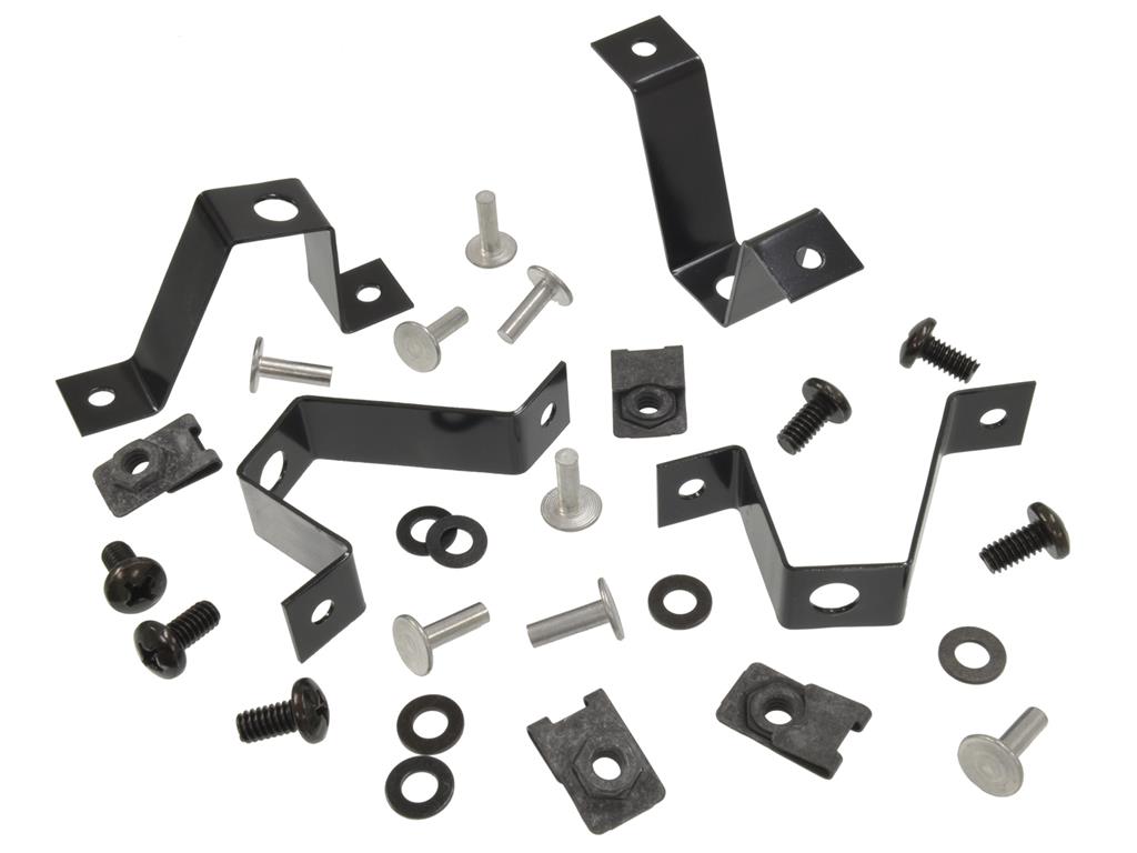 65-67 Grill Mount Body Brackets & Hardware Set