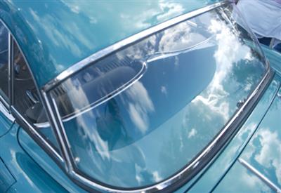56-60 Hardtop Rear Window - Plexiglass *Specify Date*