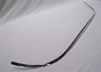 56-58 Hardtop Lower Rear Window Stainless Steel Moulding (ND)