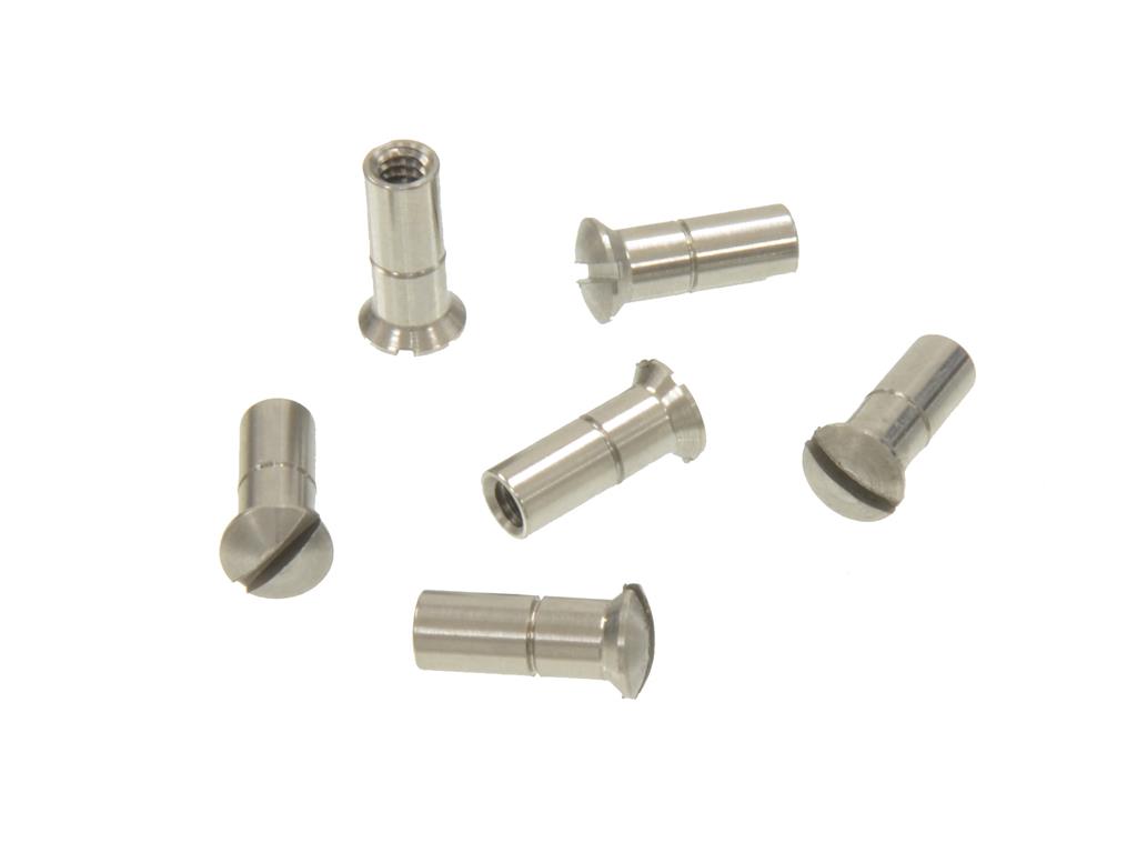 56-62 Hard Top Rear Window Barrel Nuts