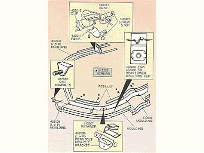 63-65 Hardtop Repair / Rebuild Kit