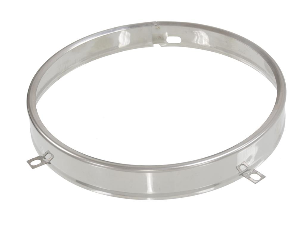 58-63 Headlight Bulb Stainless Ring (2-tab Design)