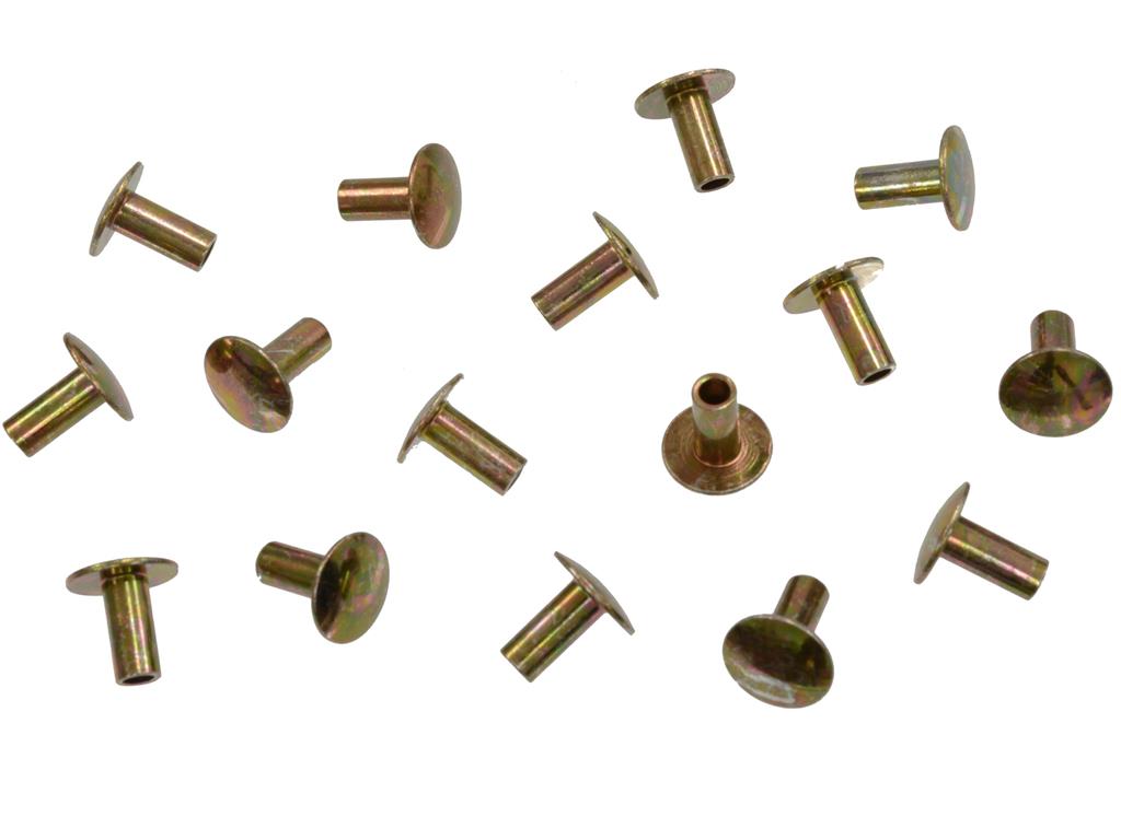 58-62 Headlight Adjustment To Bucket - Mount Rivets - Set Of 16