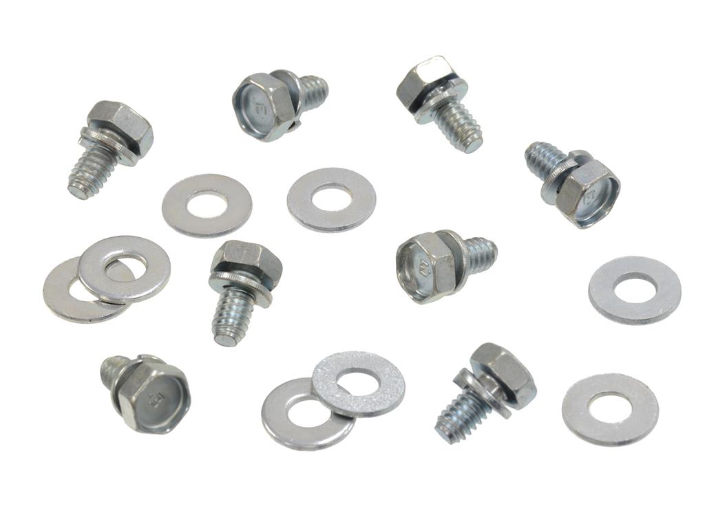 63-67 Headlight Housing End Plate to Header Bar Bolts (E Headmark)