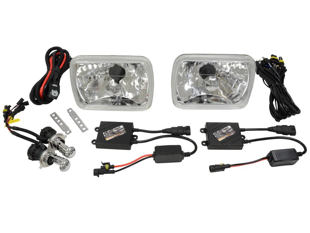 1984-1996 Penetrator Headlight Conversion Kit with Diamond Cut Lens