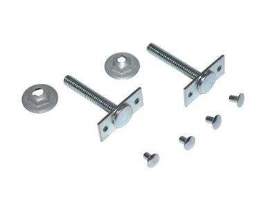 63-67 Heater Box Studs Set to Firewall with Nut with Air Conditioning
