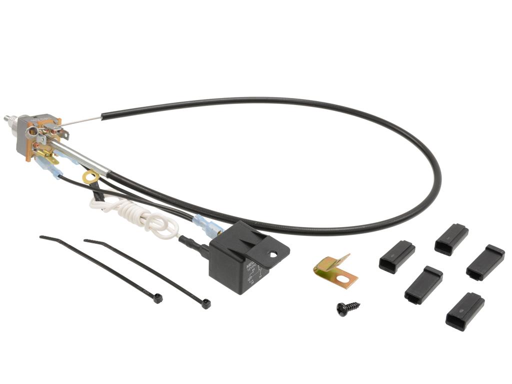 63-65 w/o AC Heater Blower Switch w/ Cable (LH Knob)