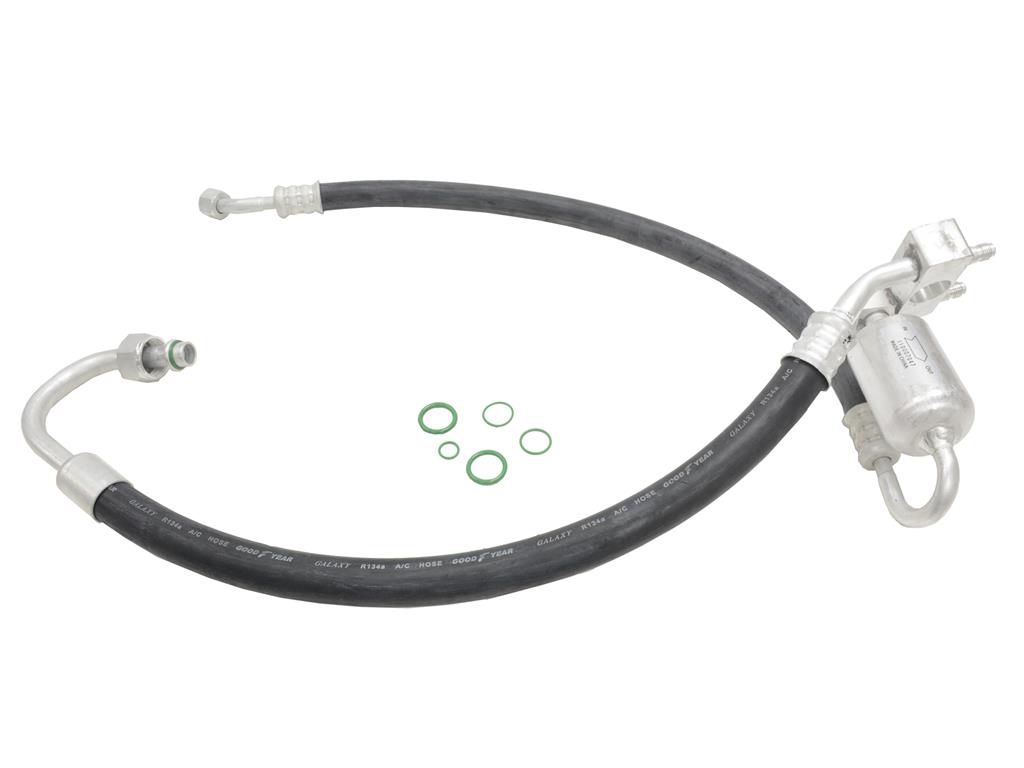 69-72 427/454 AC Compressor Muffler & Hose Assembly