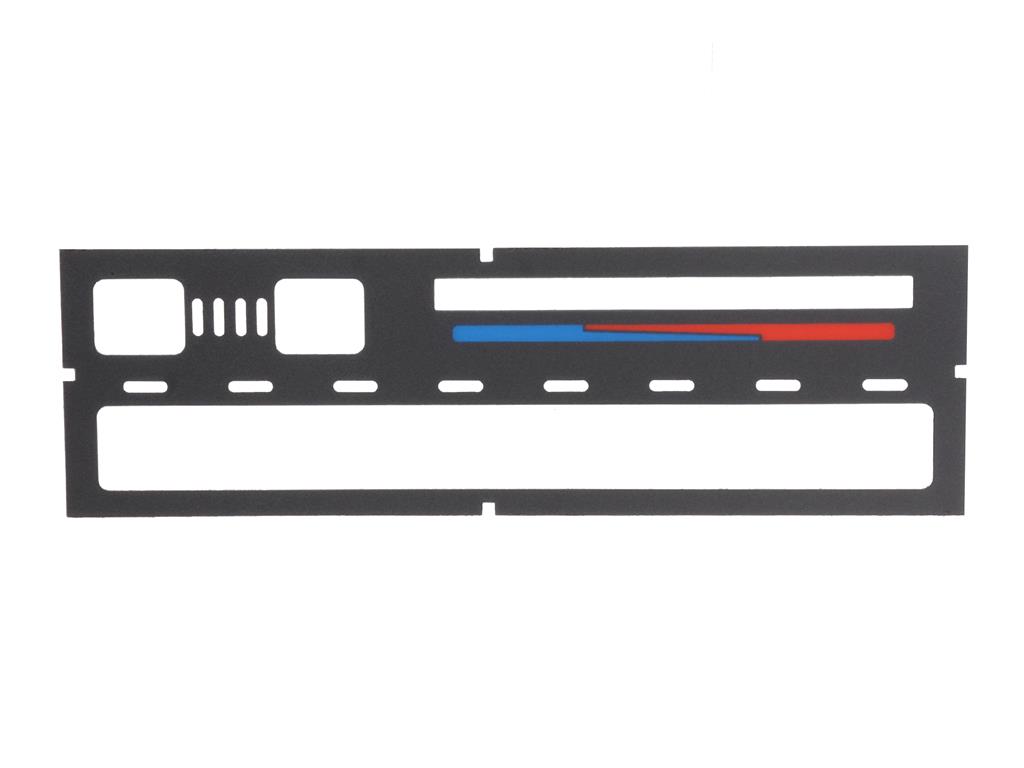 1990-1991 Heater & Air Conditioning Control Face Applique