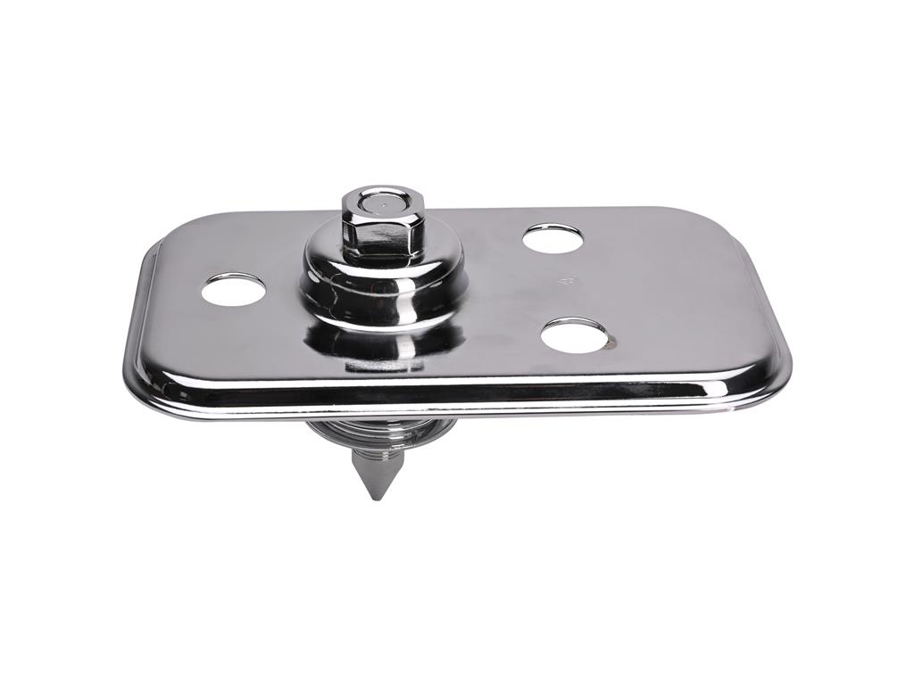 1958-1959 Chrome Hood Lock / Latch - Male Assembly
