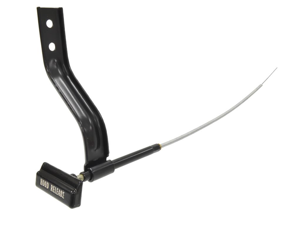 68-76 Hood Release Cable Assembly (Handle & Bracket)
