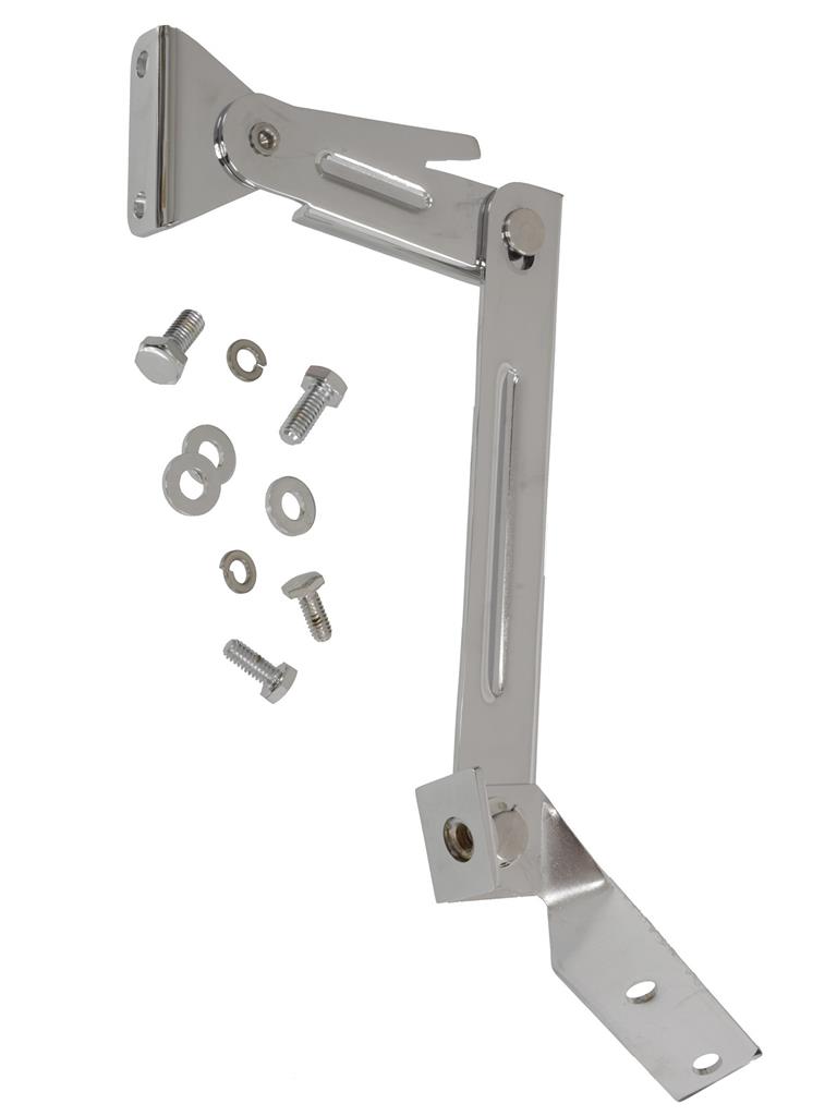 72-73 Hood Support - Chrome