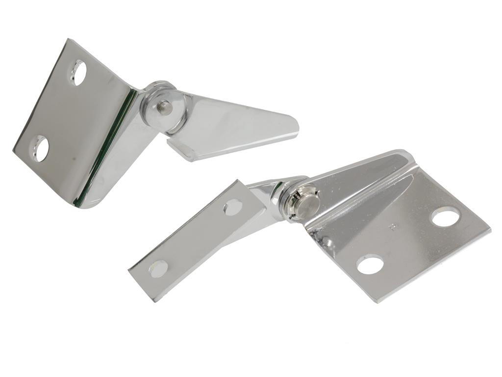 68-82 Hood Hinges - Chrome