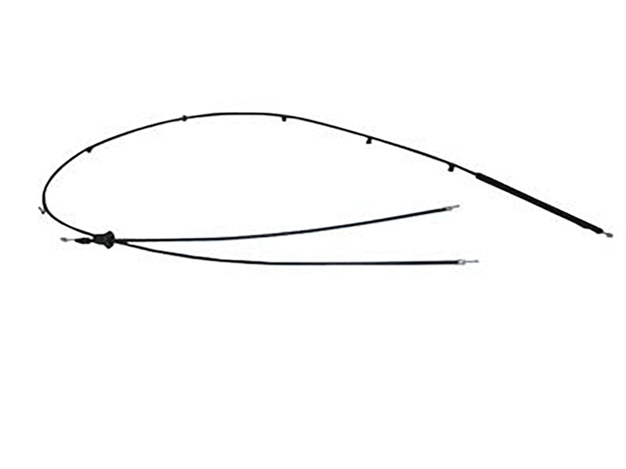 97-04 Hood Release Cable w/S Clips
