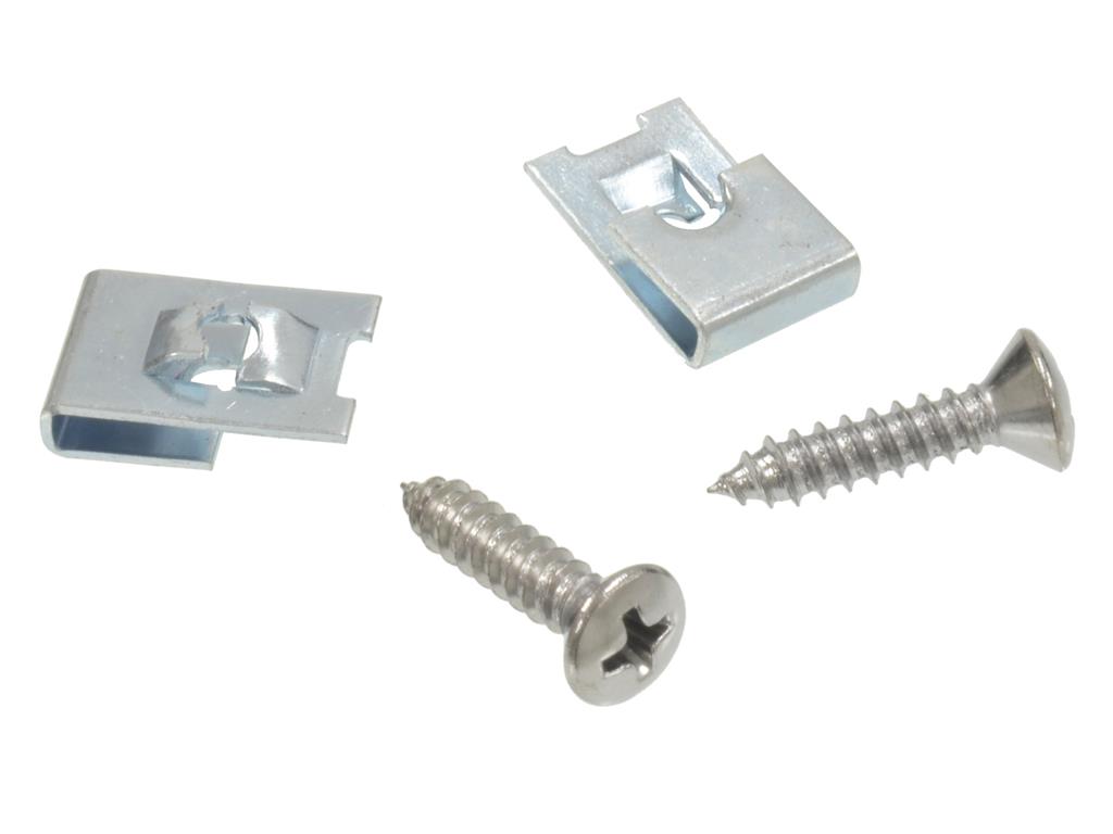 58-62 Courtesy Light Mount Screws w/J-Nuts