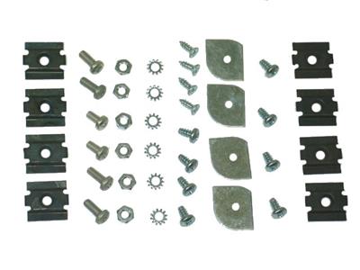 56-62 Glove Box Door Moldings Mount Set (Does All 6 Mouldings)