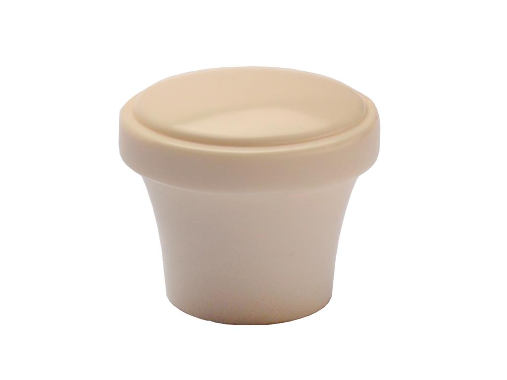 53-55 Cowl Vent Knob-White Plastic "Discontinued"