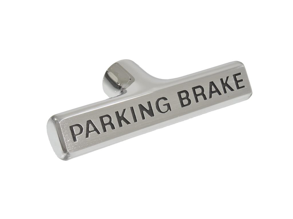58-62 Park Brake Handle (Black Letters)