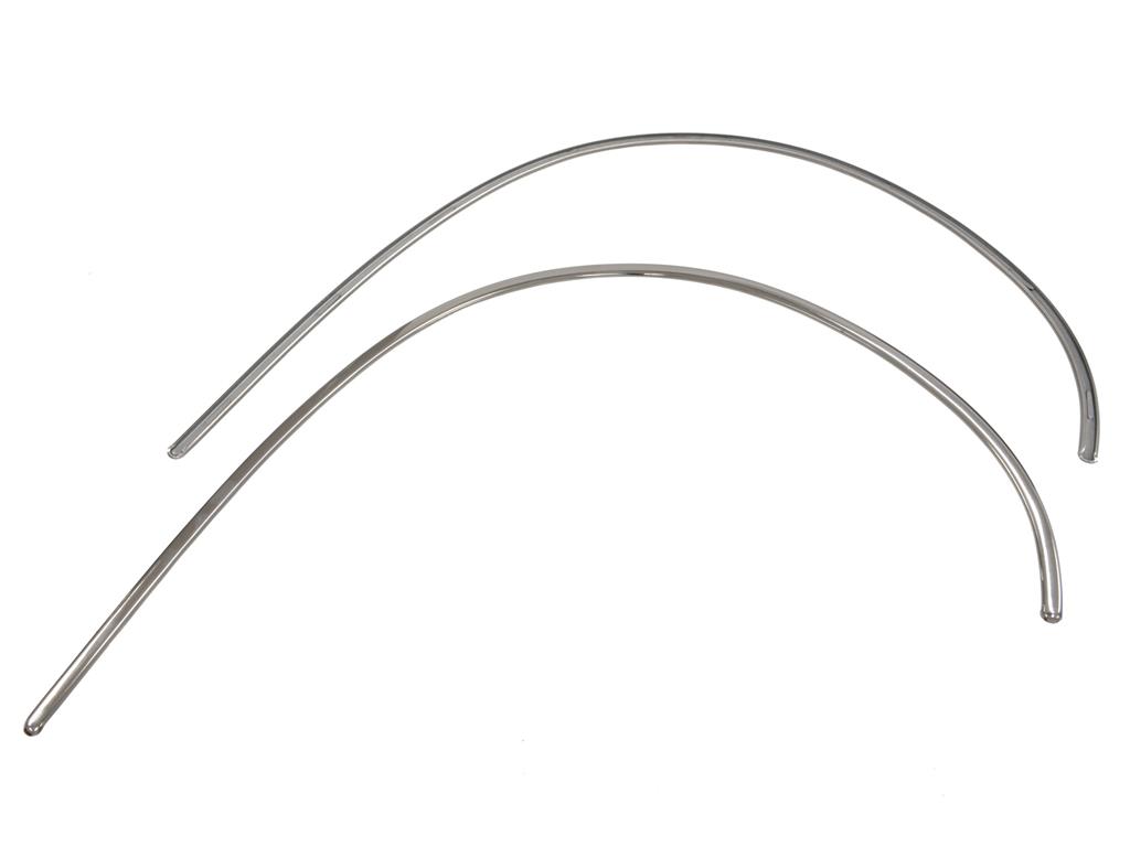 58-62 Kick Panel Stainless Trim Moldings