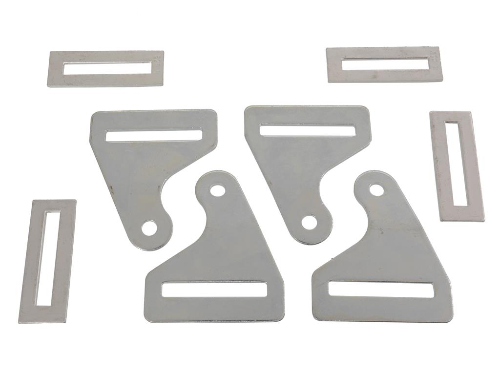 56-62 Seat Belt Hambone Anchor & Tightener Set (Car Set)