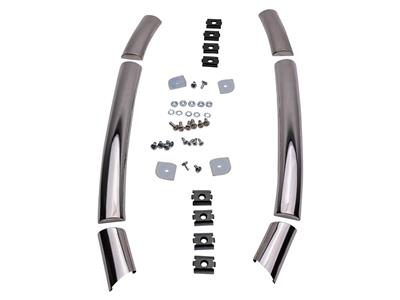 56-62 Glove Box Moldings Set with Clips