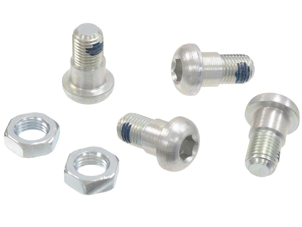 66-68 Seat Belt Bolt Kit With Shoulder Harness - 4 Special Bolts 2 Nuts