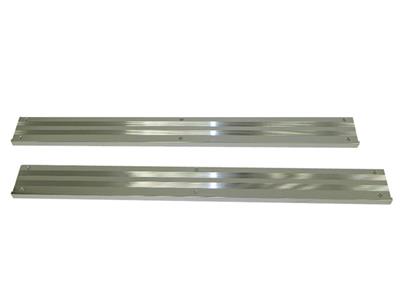 64-66 Door Sill Plate - 6 Hole With Screws (64 Late) *Correct Groves*