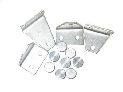 63 & 66-67 Cpe Interior Quarter Panel Brackets w/Rivets