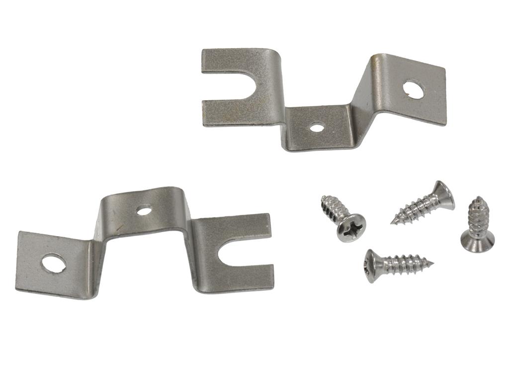 63-67 Windshield Inner Lower Garnish Molding End Retainers