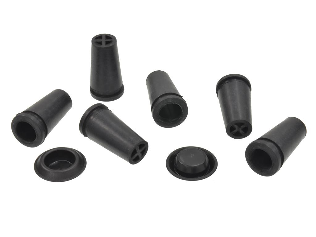 77-82 Floor Pan Drain Plugs Set - 8 Pieces