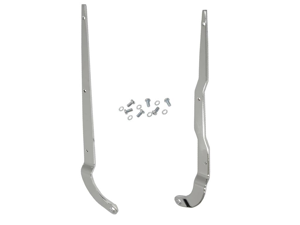 68-74E Seat Back Chrome Side Hinges
