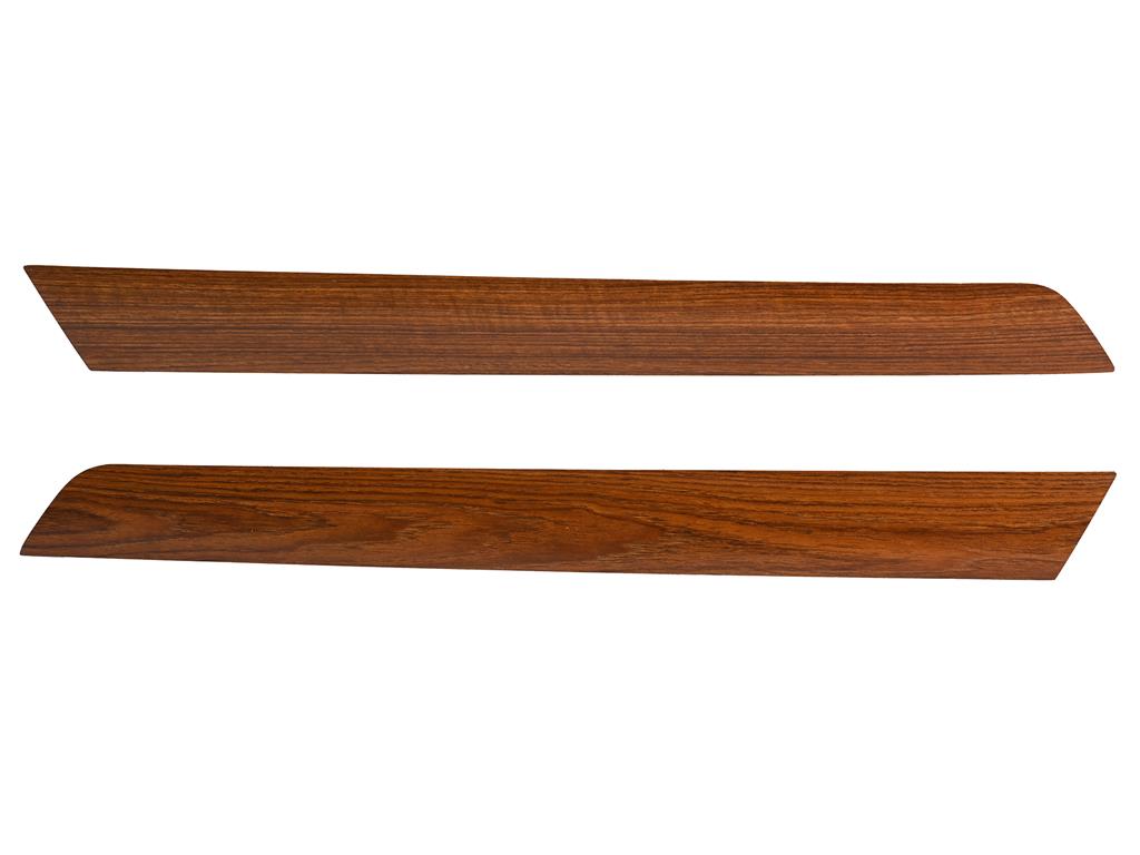 76 Door Panel Teak Woodgrain Inserts