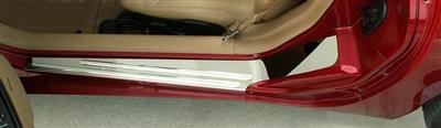 1997-2004 Corvette Stainless Door Sills w/Chrome Ribs