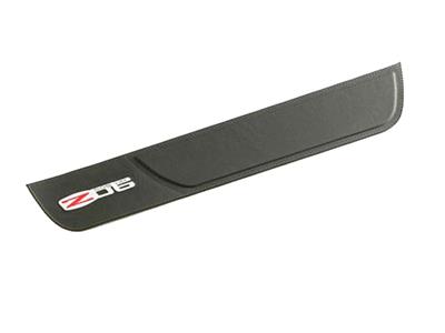 C6 Corvette Altec 626 Leather Door Sill Protectors - Z06 Emblem, 2005-2013