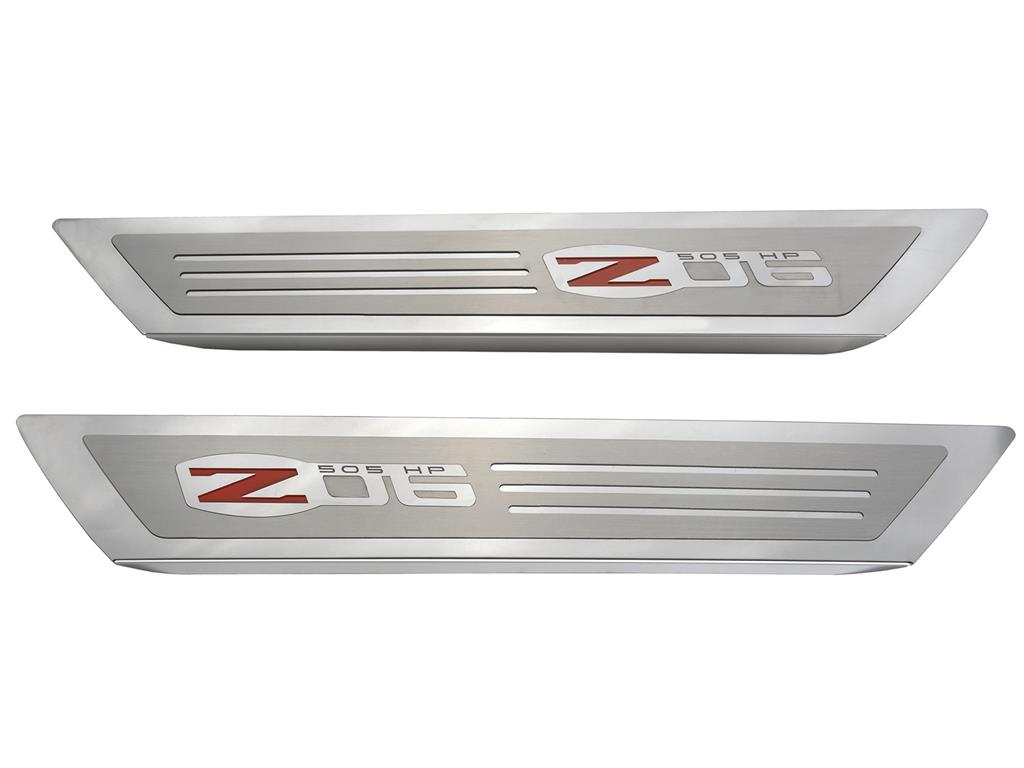 06-13 Stainless Executive Series Z06 Door Sill Covers