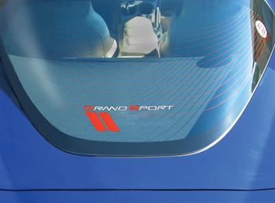 10-13 Rear Cargo Shade w/ Embroidered Grand Sport Emblem