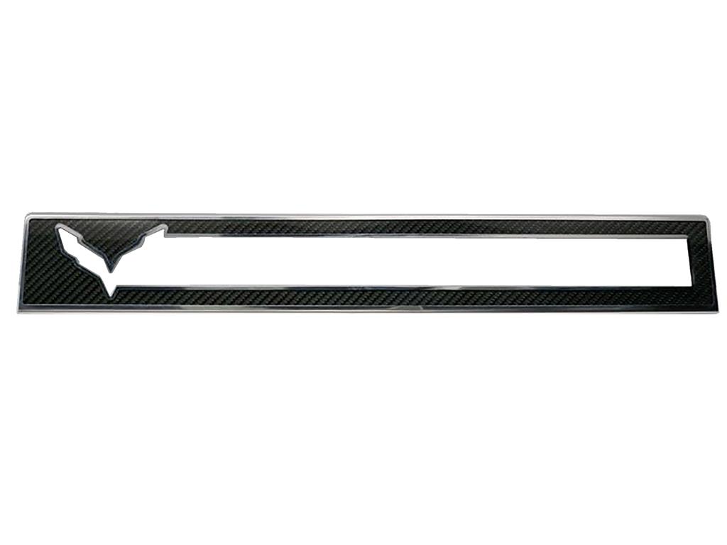14-19 Carbon Door Sill Overlays w/Stainless Trim