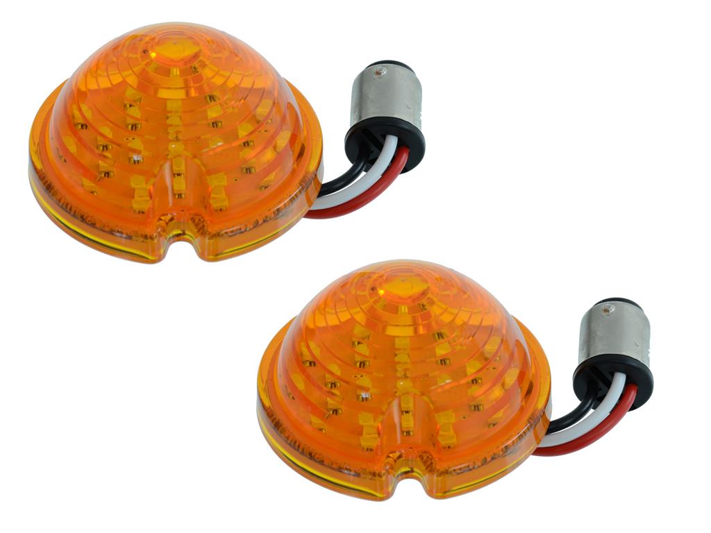 53-62 LED Park Light Lens - Amber