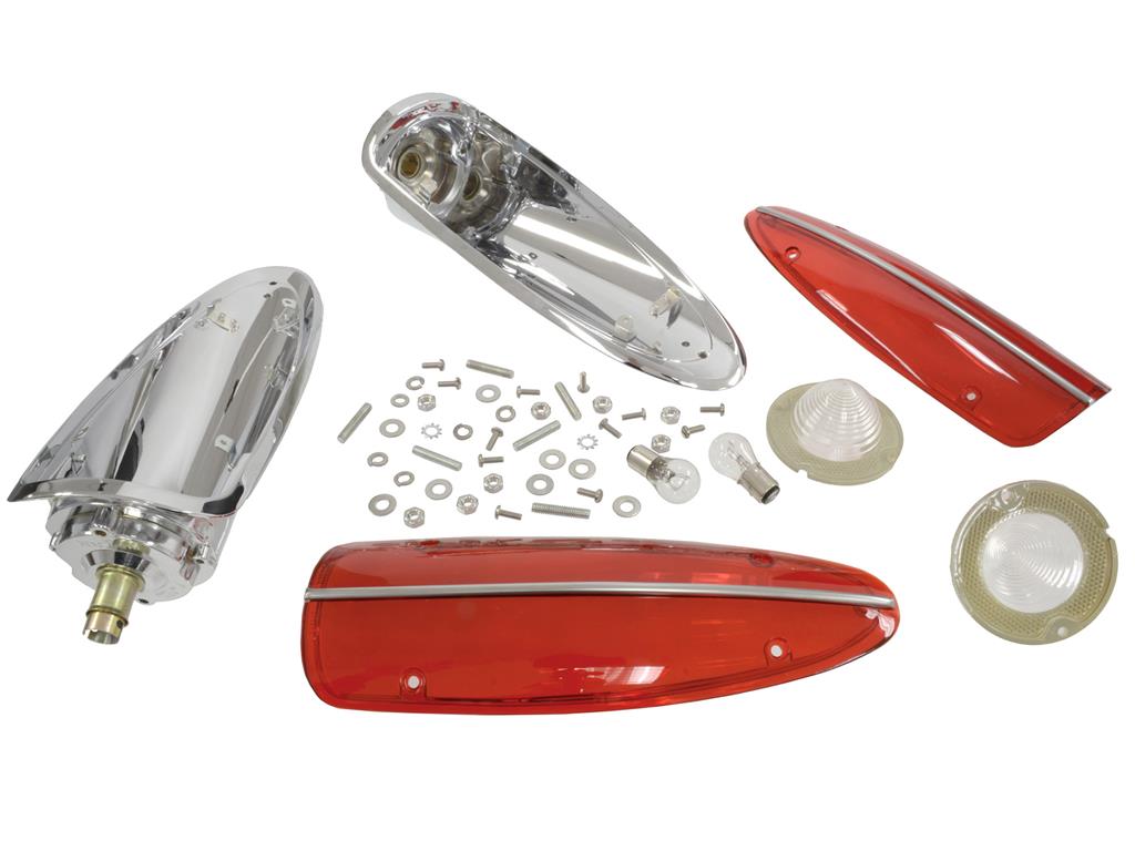 58-60 Tail Light Assemblies - Car Set