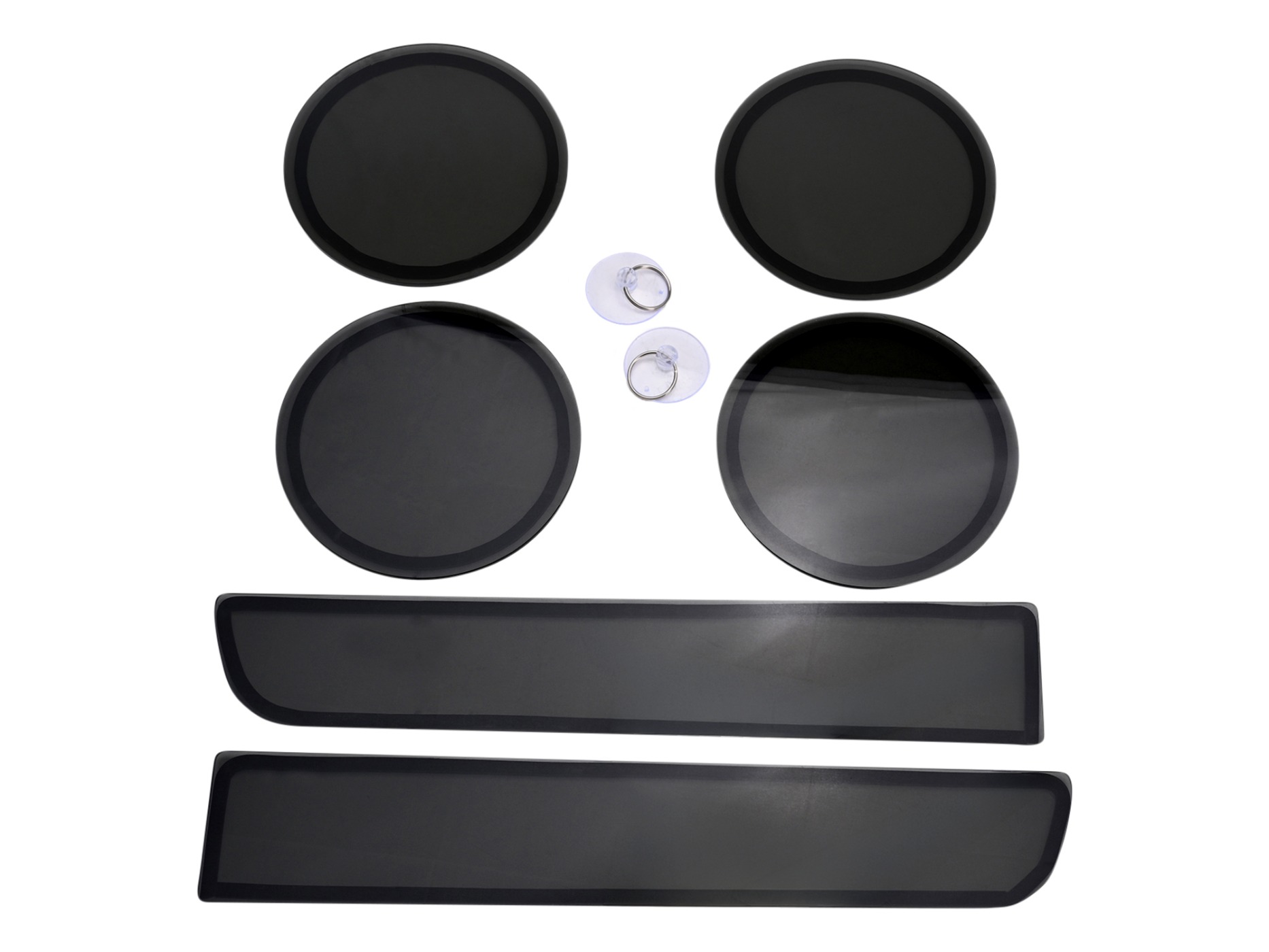 1984-1990 Corvette Front & Rear Acrylic Black-Out Kit