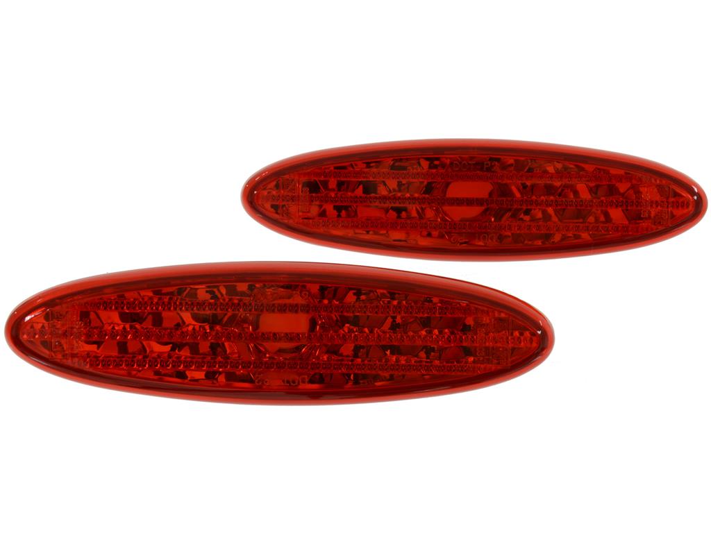 97-04 Diamond Cut Side Marker Lights Accessory Color: Red