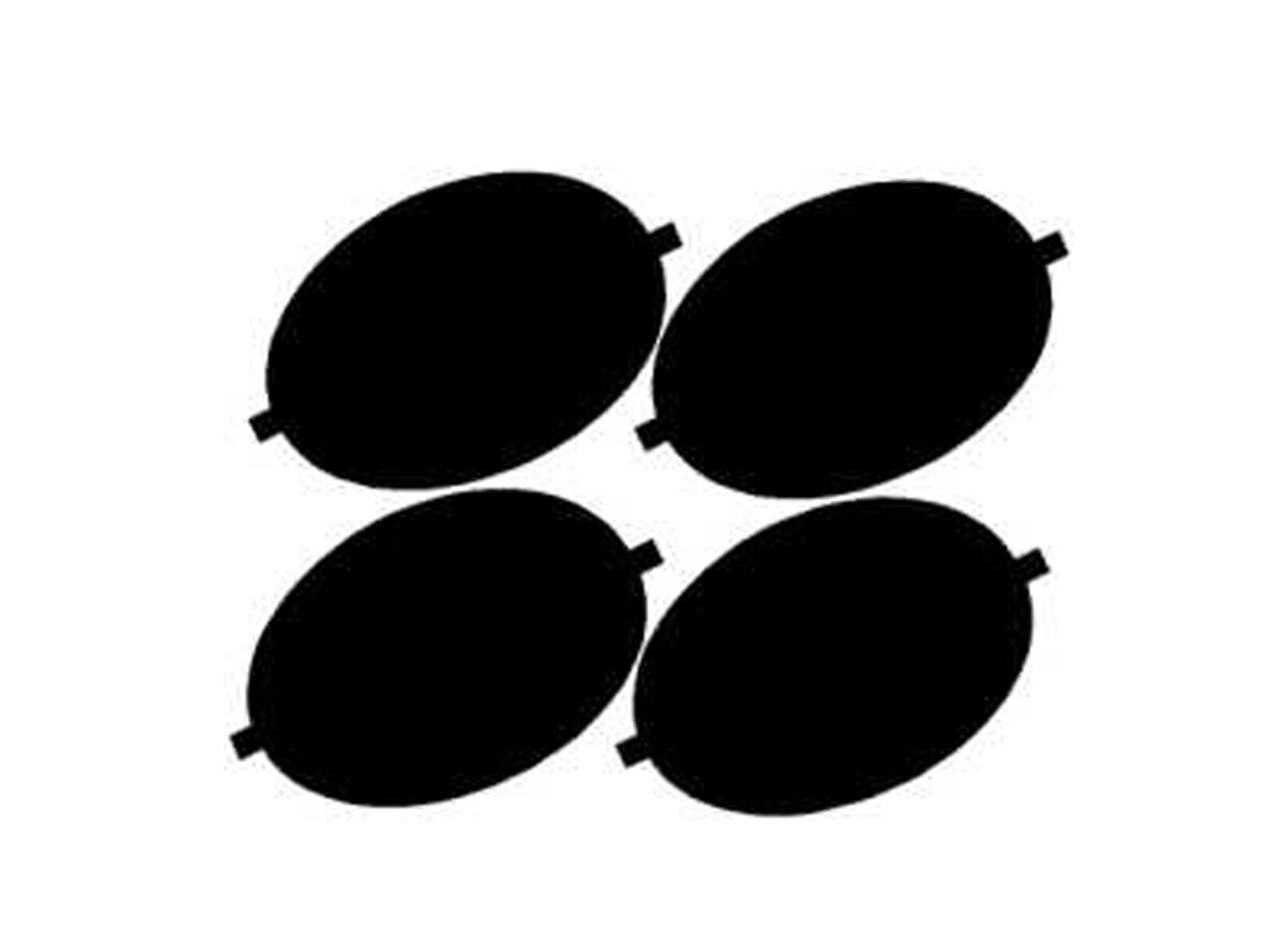 1997-2004 Tail Lamps Stick-On Blackout Kit