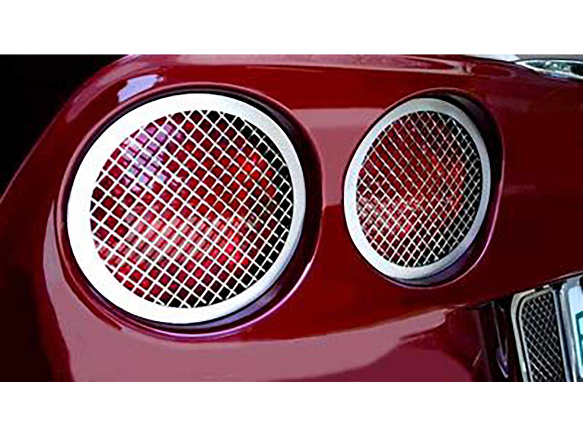 05-13 Laser Mesh Stainless Tail Light Grills (4pc)
