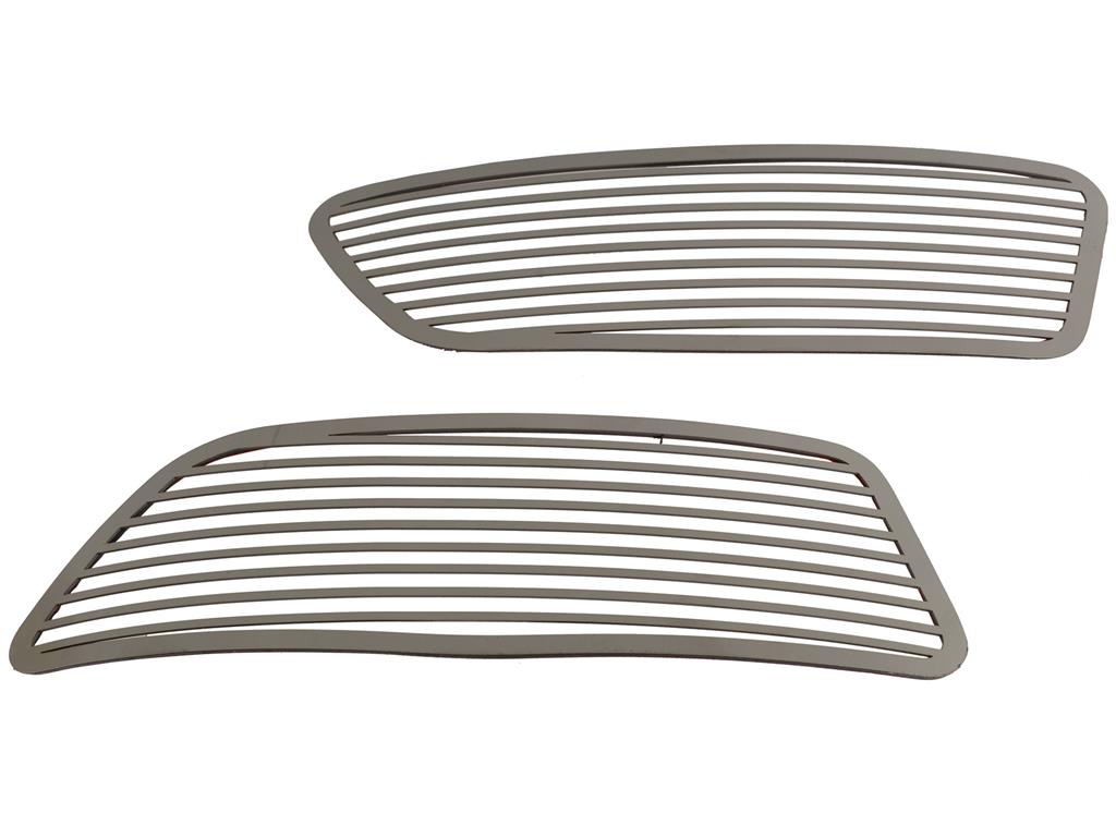 05-13 Polished Stainless Billet Style Driving Light Covers