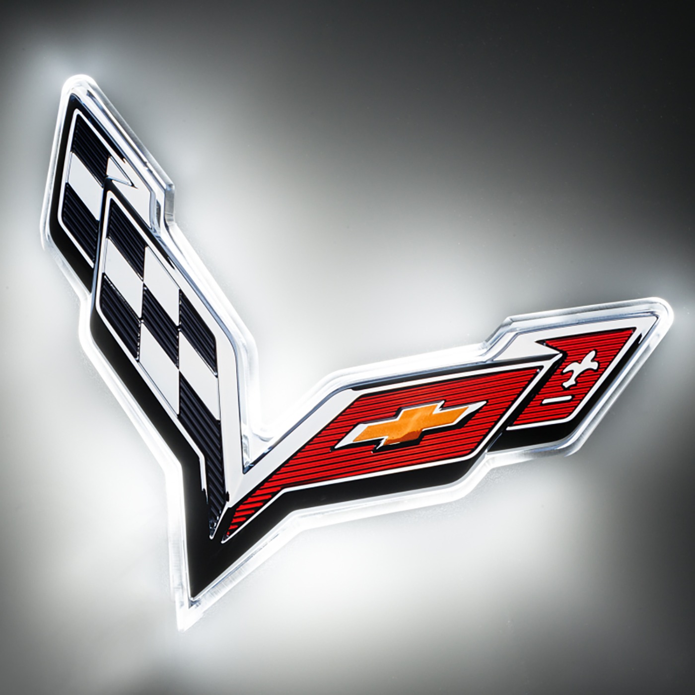 14-19 Oracle Illuminated Emblem Dual Intensity - White
