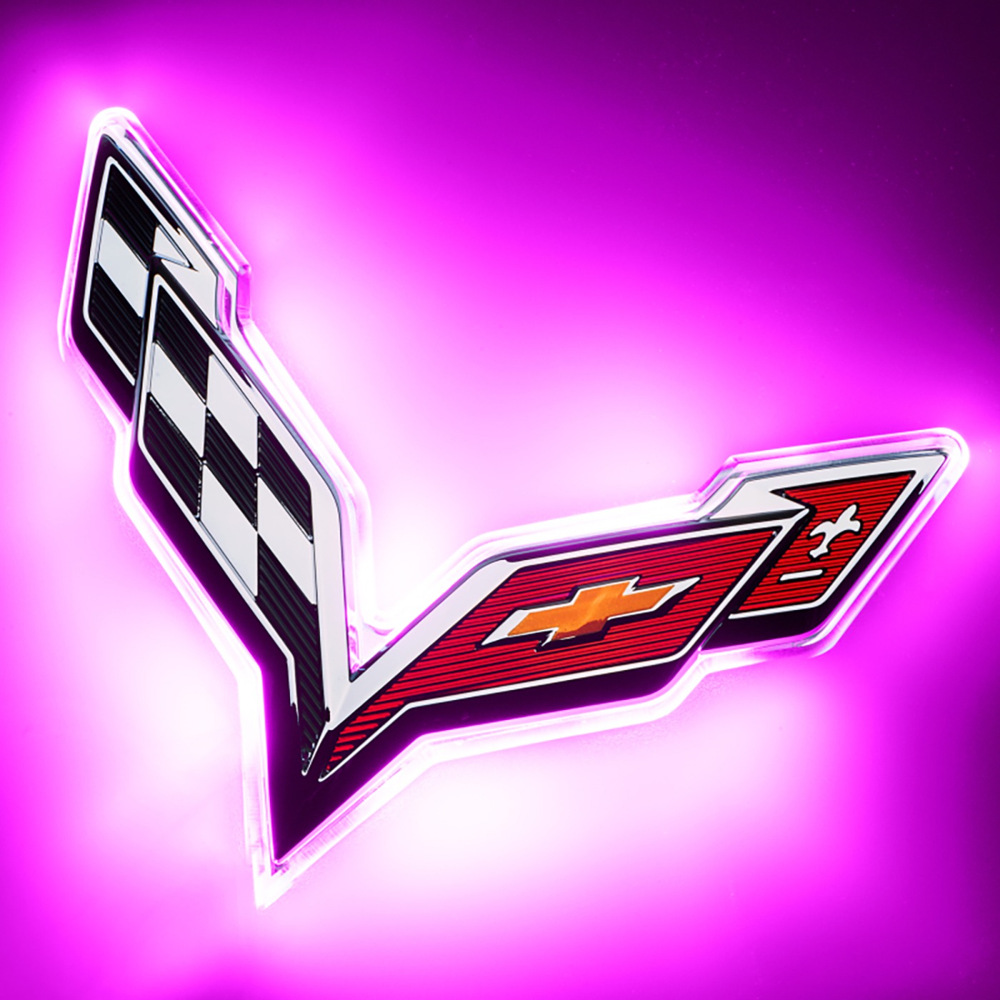 14-19 Oracle Rear Illuminated Emblem - Pink
