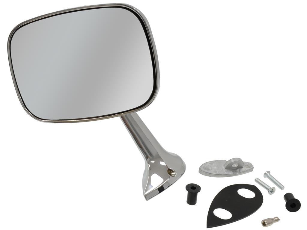 1968-1974 Mirror Left Outside With Mount Kit *Date Coded* (ND)