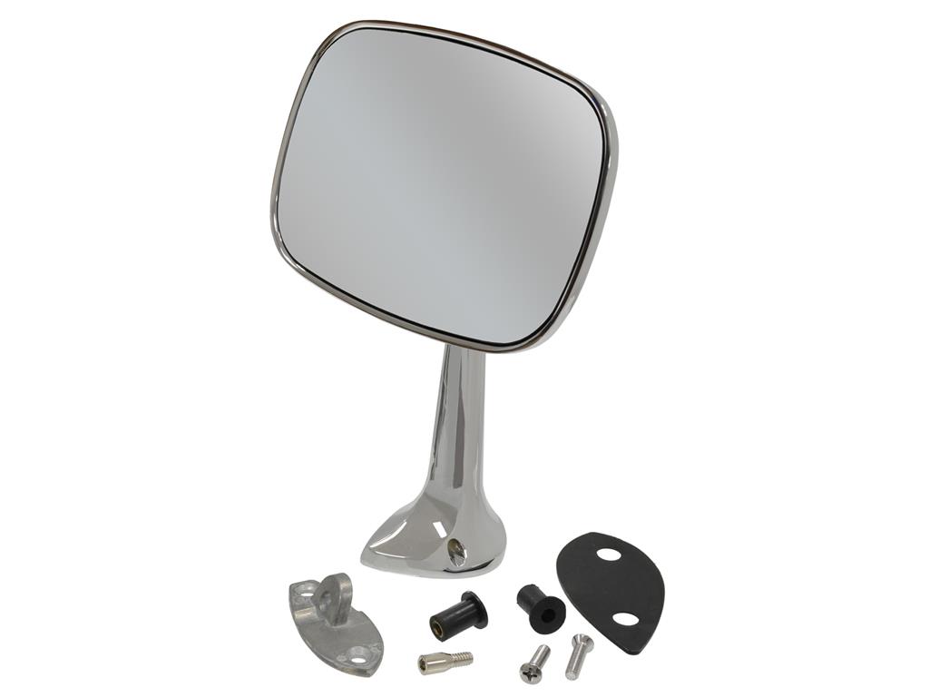 68-74 RH Outside Mirror w/Mount Kit