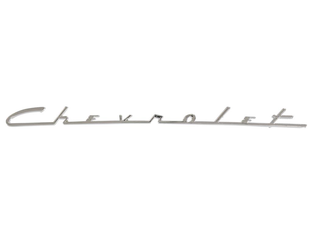 58-62 Radio Block Off Plate Chevrolet Script Emblem *Discontinued*